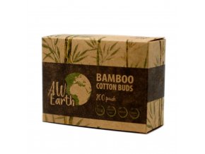 SADA 4x Bambusové vatové čisticí tyčinky