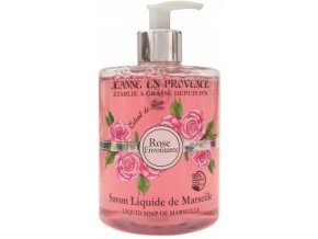 Jeanne en Provence Tekuté mýdlo - Podmanivá růže 500ml