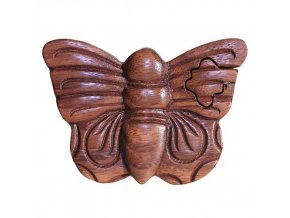 Magická krabička - tajná schránka z Bali - Motýl