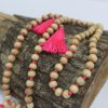 Korálkový náhrdelník z Bali - růžový MAUR.cz