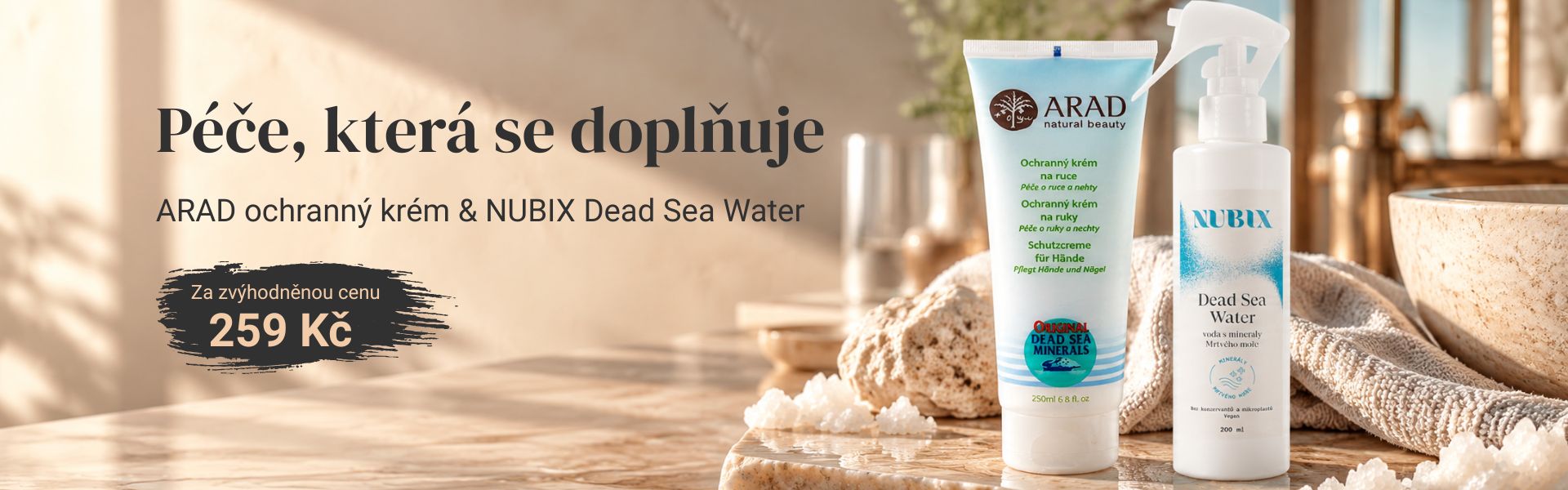 ARAD + NUBIX Dead sea water