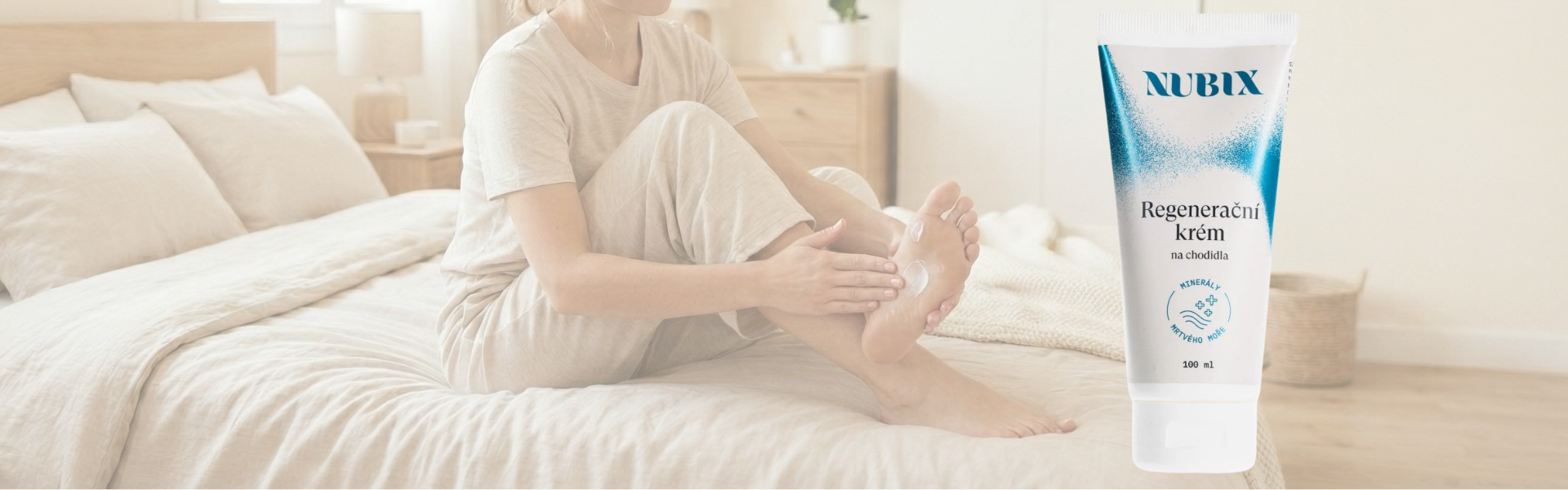 Balení NUBIX Regenerační krém na chodidla