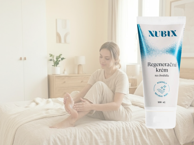 Balení NUBIX Regenerační krém na chodidla