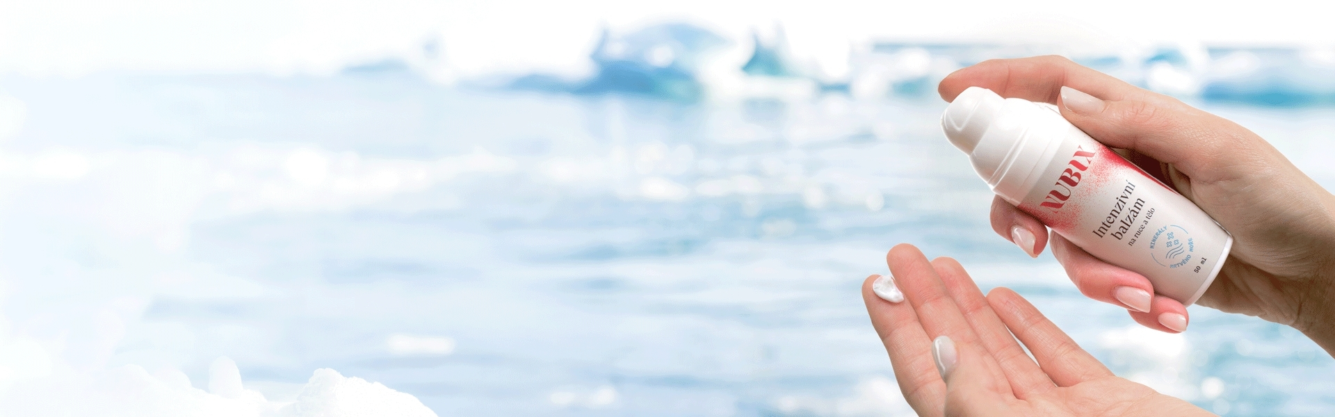 2 balení produktu NUBIX Intenzivní balzám na ruce a tělo