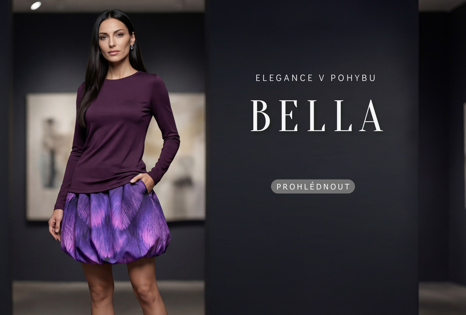 Elegance v pohybu - sukně Bella