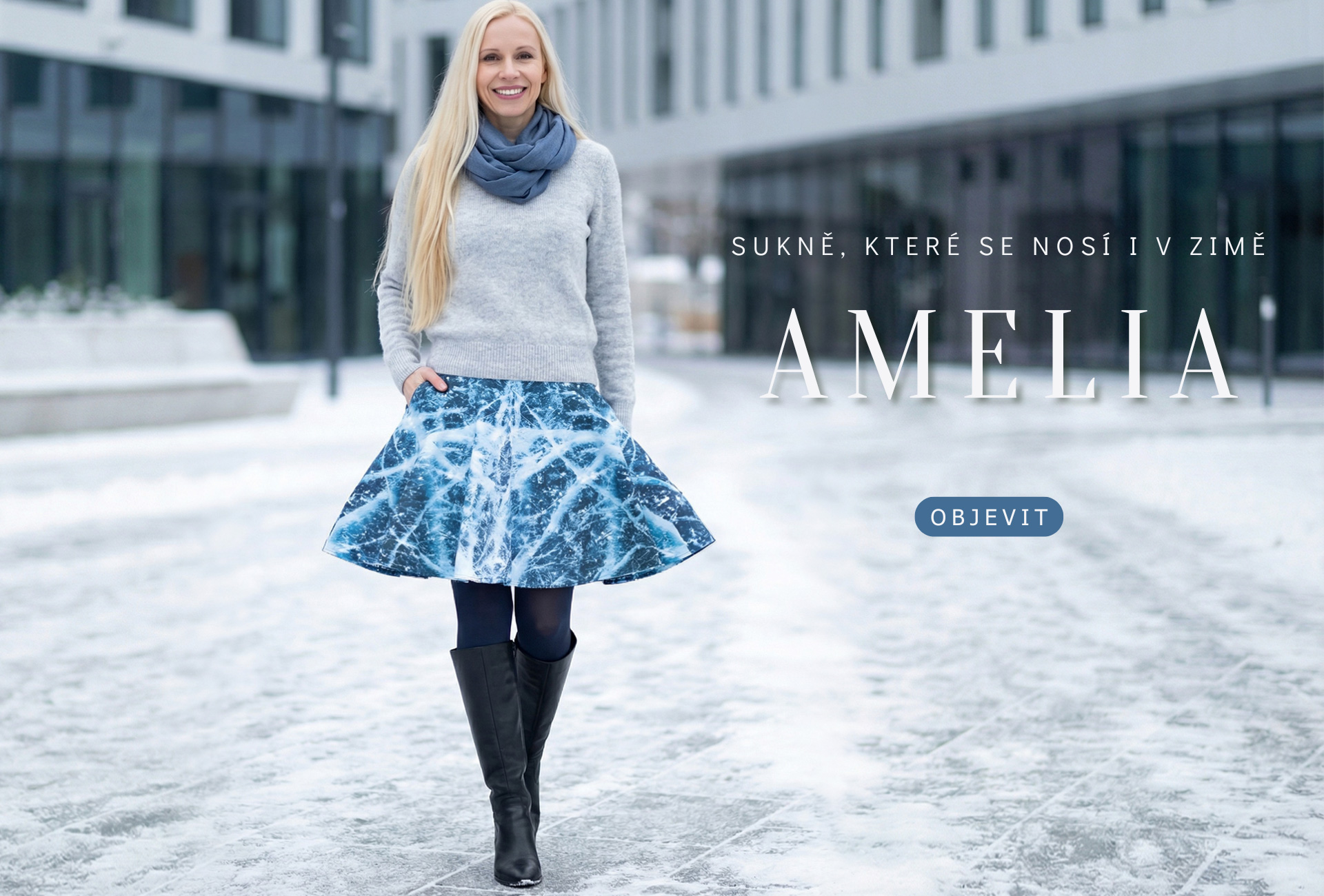 AMELIA - sukně, které se nosí i v zimě