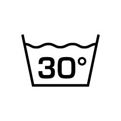 Maximální teplota praní 30°C