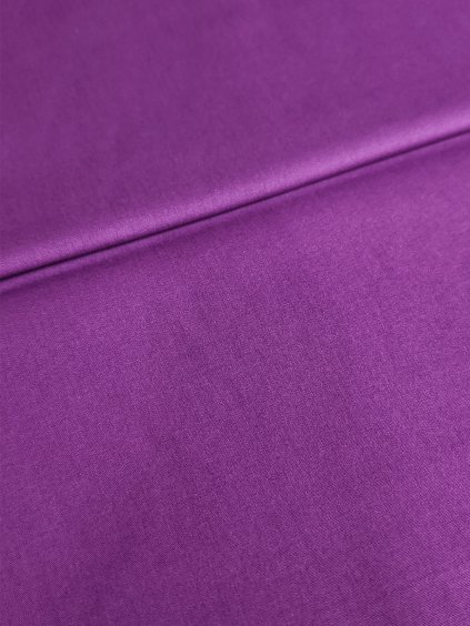 Bavlněné plátno popelín jednobarevný PURPUROVÁ TEMNÁ