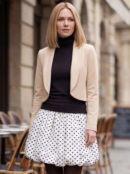 Krátké sako NAYA - cappuccino