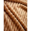 Plyšová látka MINKY pruhy CAMEL