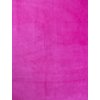 Plyšová látka FLANEL FLEECE oboustranný RŮŽOVÁ SYTÁ - balení po 1 m