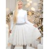 Tylová sukně TUTU AERIE white gold