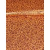 Funkční úplet / plavkovina DROBNÁ KVÍTKA metalická oranžová
