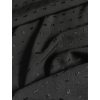 Viskózové plátno s efektem ČERNÁ