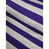 Viskózový úplet PRUHY FIALOVO-ŠEDÉ