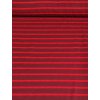 Viskózový úplet směsový PRUHY ČERVENÁ-BORDÓ