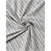 Bavlněný úplet směsový PRUHY ŠEDO-BÍLÉ