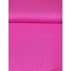 Viskózový úplet jednobarevný směsový s bavlnou FUCHSIE