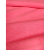 Bavlněný úplet jednobarevný RŮŽOVÁ jemný melír