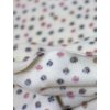 Kabátovina vlněná 3D PUNTÍKY DROBNÉ smetanová