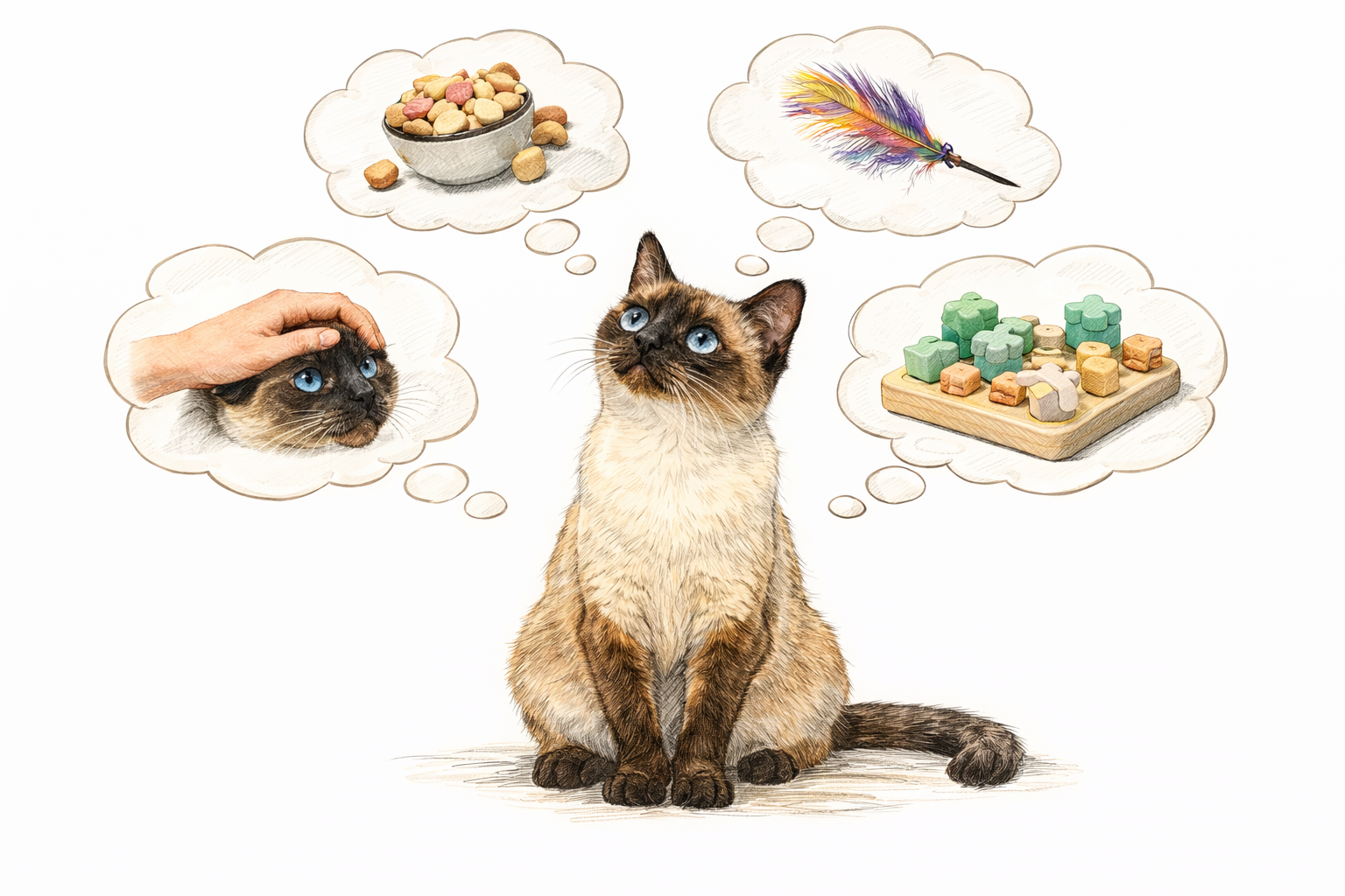 Co kočky skutečně motivuje