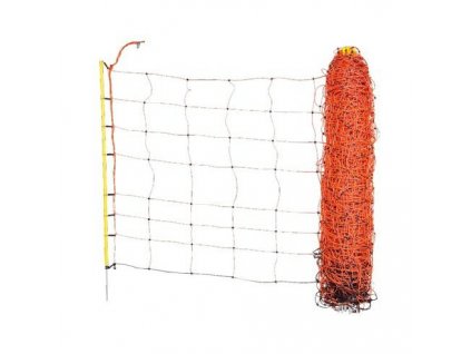 27902 Sit pro ovce TopLine vyska 108 cm, delka 50 m jednoduchy hrot oranzova