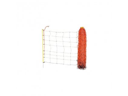 Síť pro ovce, výška 108 cm, délka 50 m, jednoduchý hrot, oranžová
