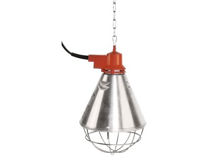 Infralampa 175W s pevným hliníkovým stínítkem 21cm, kabelem 2,5m a 3-stupňovým spínačem