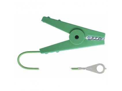 59606 Propojovaci kabel s krokospojkou zeleny