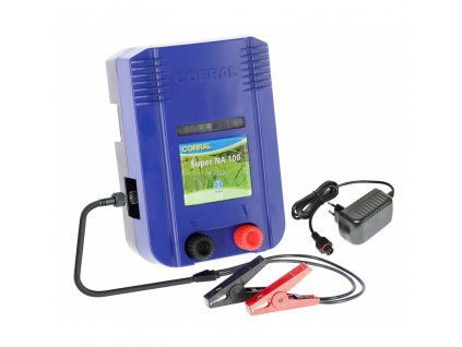 381471 ohradnikovy zdroj impulzu corral na100 duo modry 230v 12v