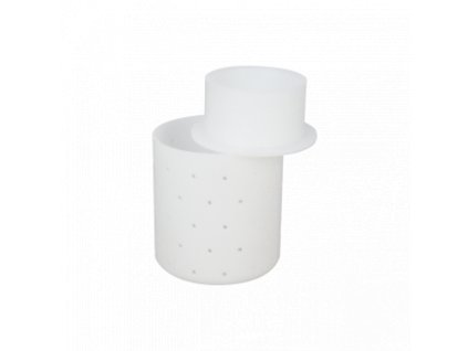 M 13041M Forma na sýr kulatá s víkem 82x82x90mm