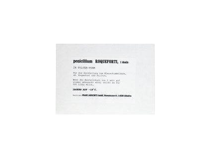 M 13016 Kultura pro výrobu sýrů s modrou plísní ( Penicillium Roqueforti)
