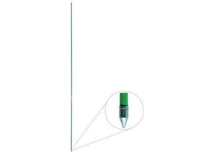 Sklolaminátová tyč 160 cm s kovovým hrotem