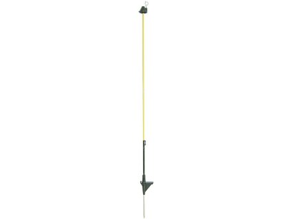 Sklolaminátová tyč jednoduchý nášlap, jednoduchý hrot, 106 cm