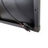 Solární panel 40 W – detail konektorů MC4 v rohu rámu