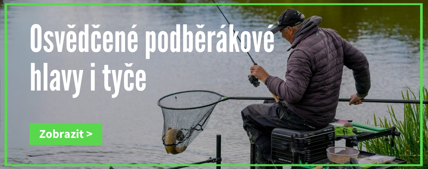 Podběrákové hlavy i tyče skladem!
