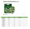 Pletená šnúra GREEN POWER BRAID 135M (Průměr Pletená šnúra GREEN POWER BRAID 135M/0,11)