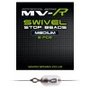 Obratlík s krytkou MVR SWIVEL STOP BEAD (velikost Large)