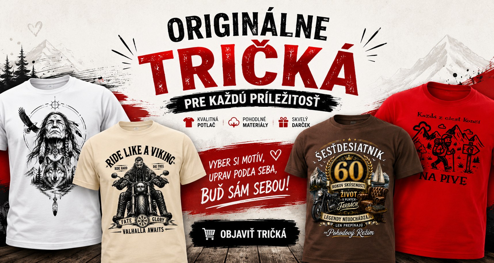 Tričká s potlačou
