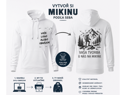 Mikina s vlastnou potlačou