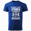 Tričko Narodený v roku 1981
