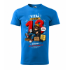 18 modrá