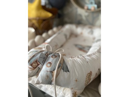 Prodloužené hnízdečko pro miminko