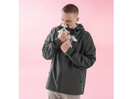 reflexni-nepromokava-bunda-paikka-unisex-tmave-seda