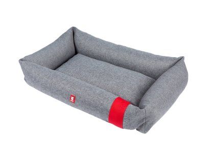 Pelech pro psy BED BOBBIE - světle šedá