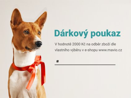 Mavio darkovy poukaz eshop pro psy 3