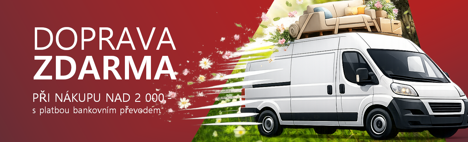 Doprava ZDARMA