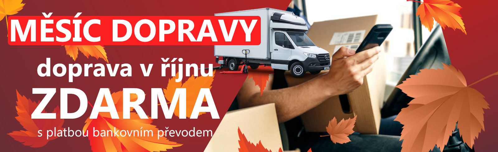 Doprava zdarma - říjen