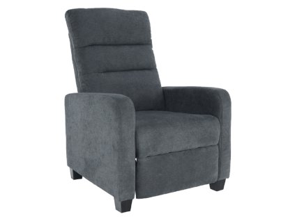 relaxacne kreslo siva turner 1