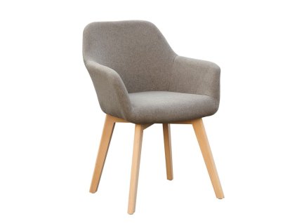 Jídelní židle OMAYRA hnědá / buk